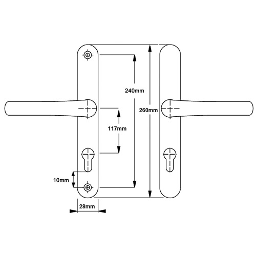 Millenco Lever Lever 117mm Pz