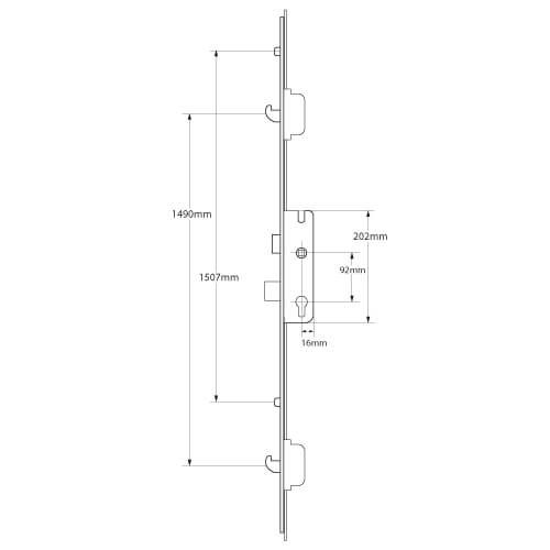 Maco C-TS 2 Hook 2 Roller