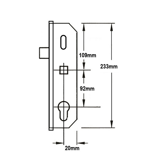 Mila 4500 Lockcase Latch Only