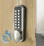 BL2107 MG Pro ECP - Knurled knob keypad, mortice deadbolt and internal knob handle