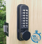 BL2605 ECP - Marine grade, knurled knob keypad & inside rim-fixed deadbolt