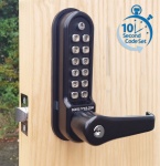 BL5701 ECP MG Pro - Marine Grade lever turn keypad with internal handle, built-in key override and tubular latch