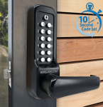 BL7001 Mg Pro ECP - External grade heavy duty lever turn keypad, tubular latch & on the door code change functionality