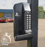 BL3430 ECP - Metal gate lock with back to back free turning lever ECP keypads & 65-80mm latchbolt
