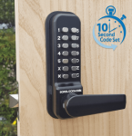 BL4401 ECP - Marine grade, free turning lever handle ECP keypad, inside holdback lever handle & tubular latch