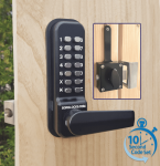 BL4409 ECP - Marine grade, free turning lever ECP keypad & updated inside rim-fixed slam latch with a holdback function