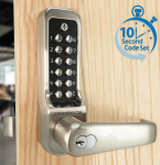 BL7708 ECP - Heavy duty lever turn keypad with built-in key override for use with panic hardware