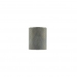 Millhouse Brass Watson Cylinder Knurled Cabinet Knob on Concealed Fix - Polished Chrome