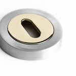 Jedo Standard Keyway Escutcheons on 50mm Round Rose