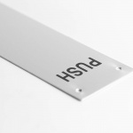 Jedo Engraved Fingerplates''Push''