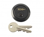 Jedo 5 Pin Replacement Rim Cylinders keyed to Differ with 3 Keys