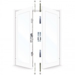 ERA 7145 French Door Kit Plain Style UPVC