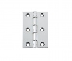 Jedo Double Phosphor Bronze Washered Hinge 102x67x3mm Polished Chrome