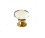 Jedo Oval Glass Cupboard Knobs