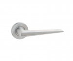 Stainless Steel Meteor Door Handle on Rose Grade 304 Satin Stainless Steel