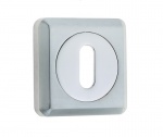 Jedo Standard Keyway Escutcheons on 50mm Square Rose