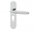 Jedo Stylo Suite Door Handle Polished Chrome/Satin Chrome