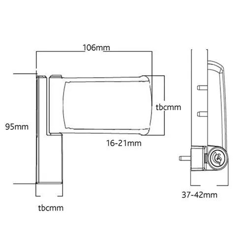 Versa Flag Hinge