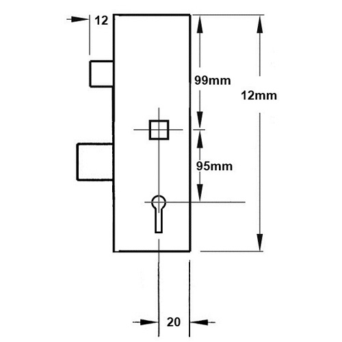 ERA Vectis Lockcase Deadbolt Version