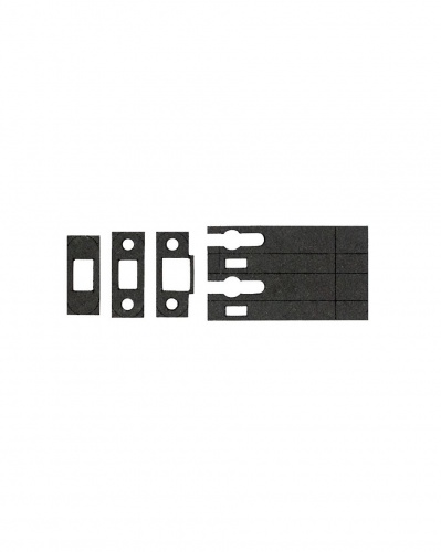 1mm Universal Tubular Latch Intumescent to suit 2.5'' and 3'' Tubular Latches